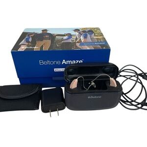 1 Pair (2) Beltone Amaze AMZ963-Drwc Mild severe Behind Ear Hearing Aids